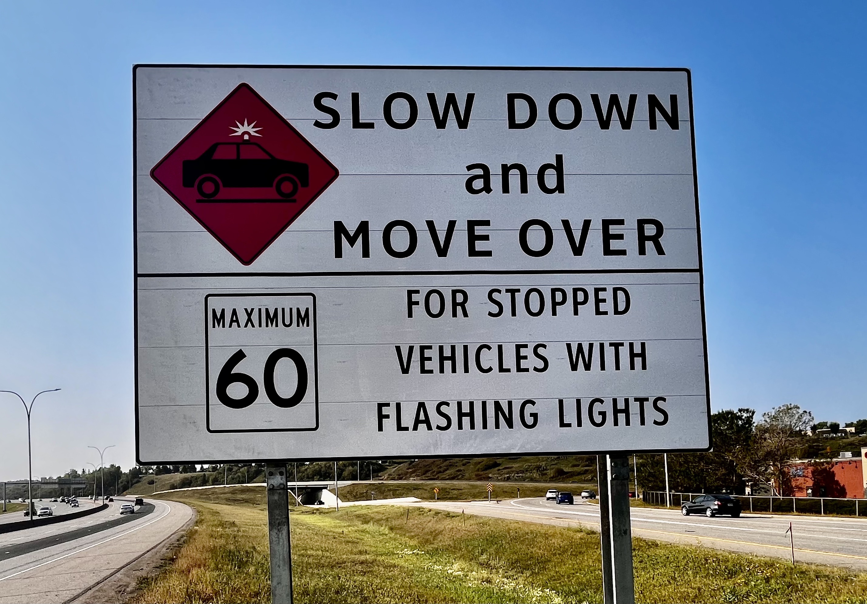 Passing an emergency vehicle - Roadside worker safety rules